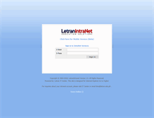 Tablet Screenshot of intranet2.letran.edu